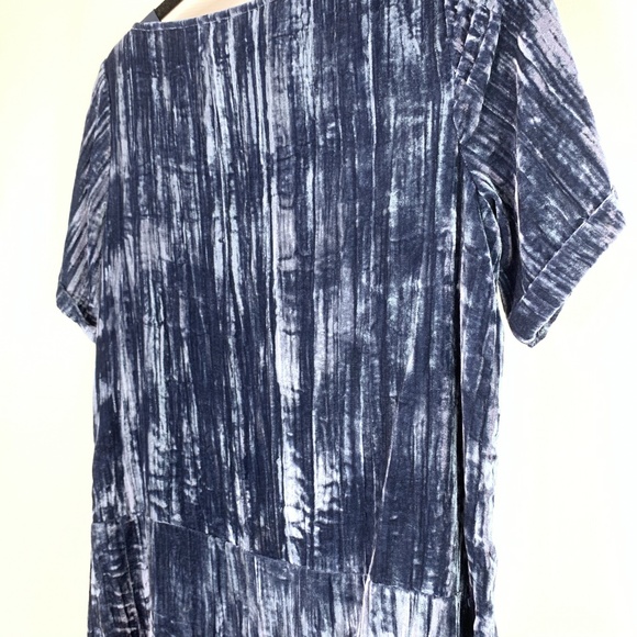 Anthropologie Floreat Crinkle Velvet Shift Dress - Picture 5 of 7